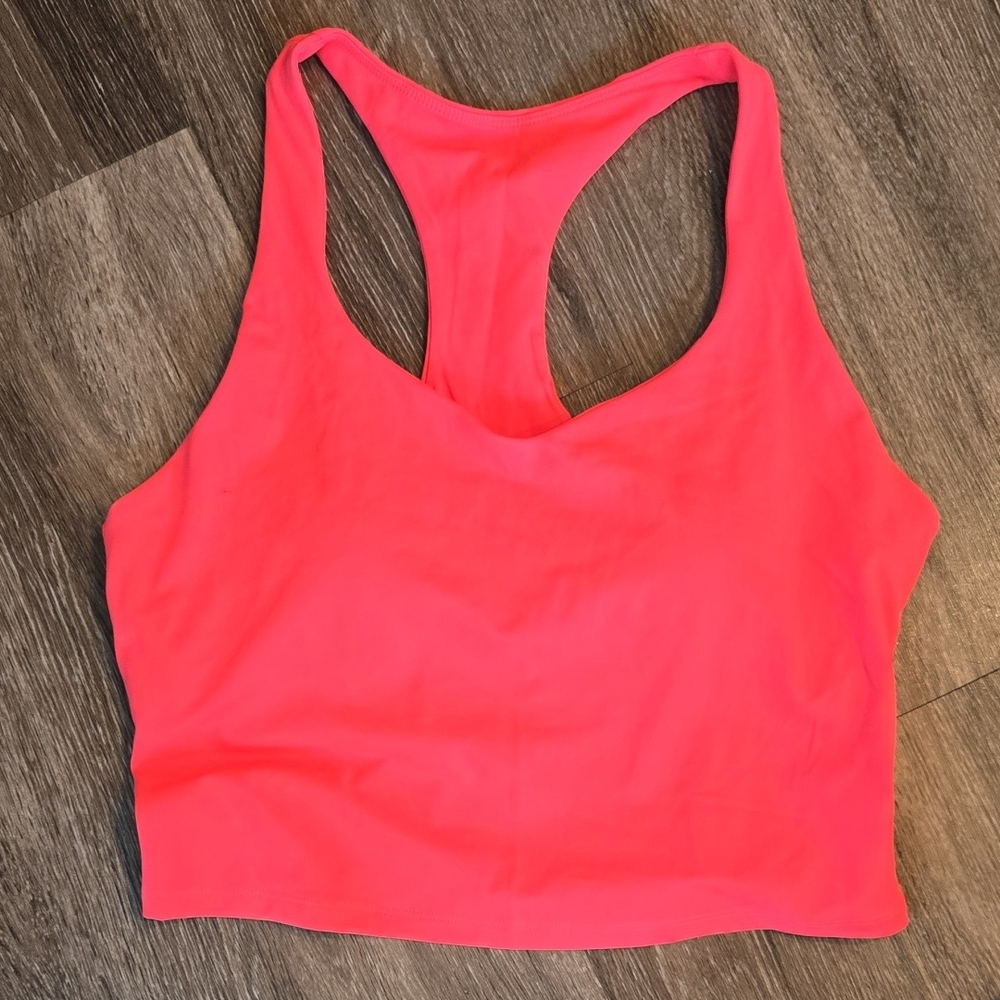 Vibrant Pink Racerback Tank Top